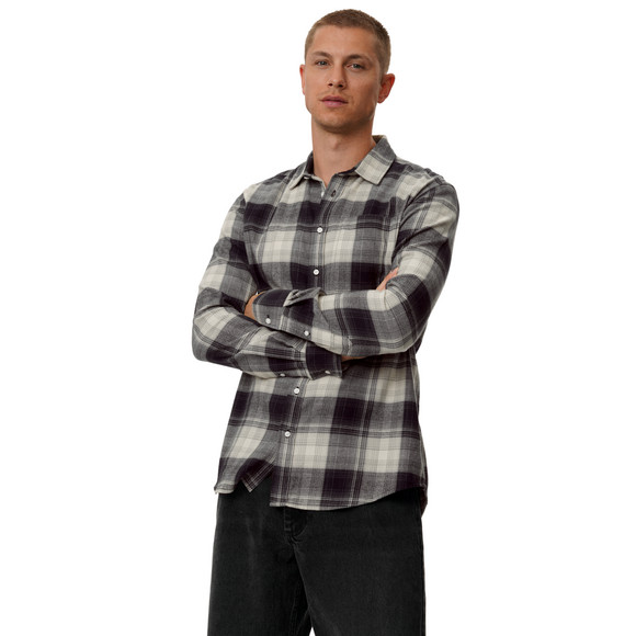Herren Flanell-Hemd in Regular Fit