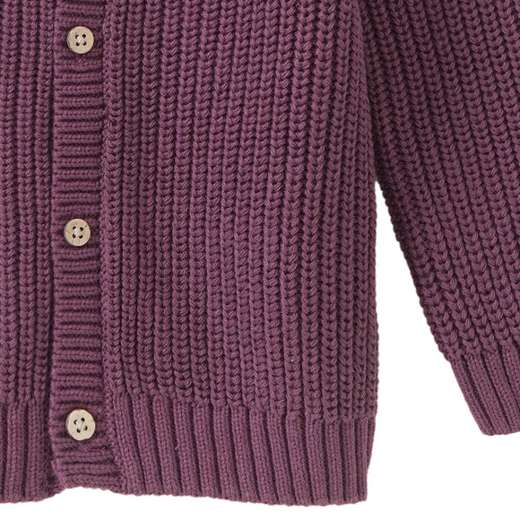 Baby Strickjacke mit Rippstruktur
