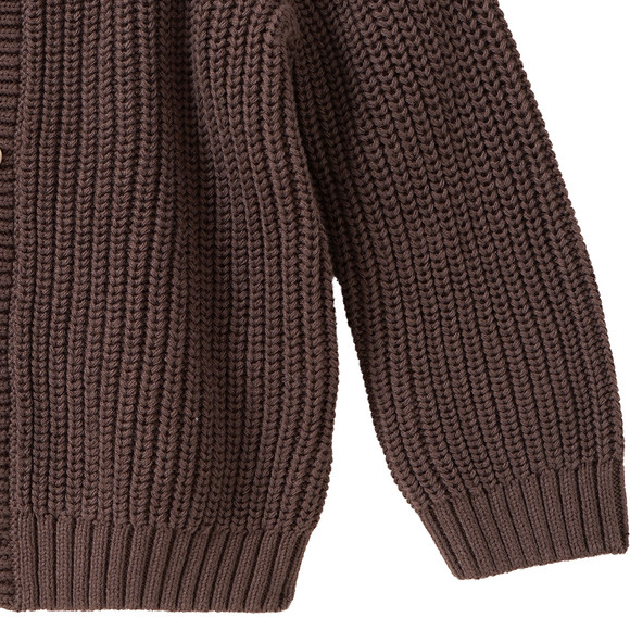 Baby Strickjacke mit Rippstruktur