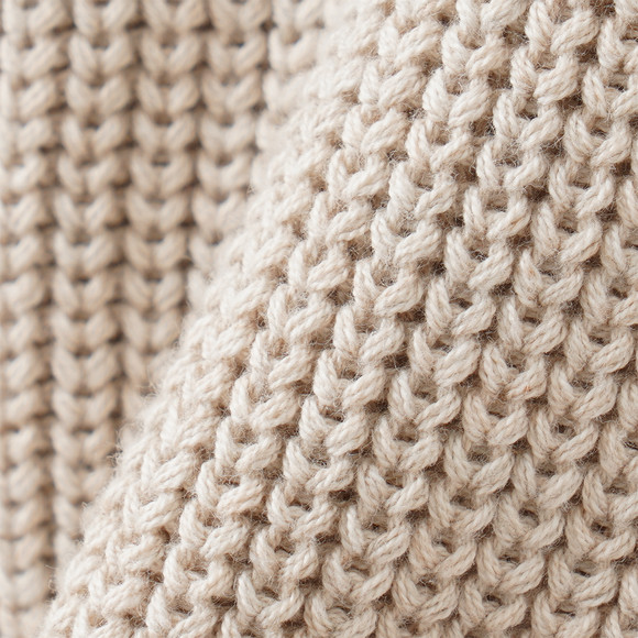Baby Strickpullover mit Rippstruktur