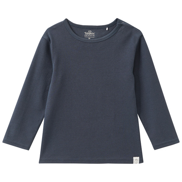 Baby Langarmshirt mit Rippstruktur
