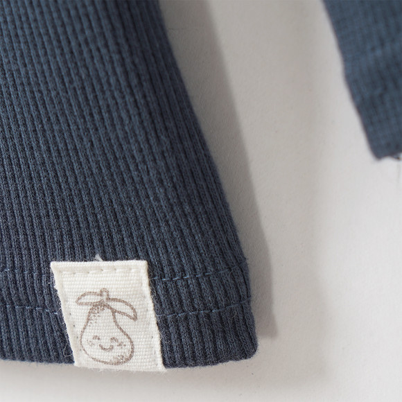 Baby Langarmshirt mit Rippstruktur
