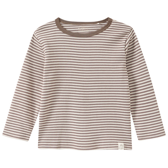 Baby Langarmshirt mit Rippstruktur
