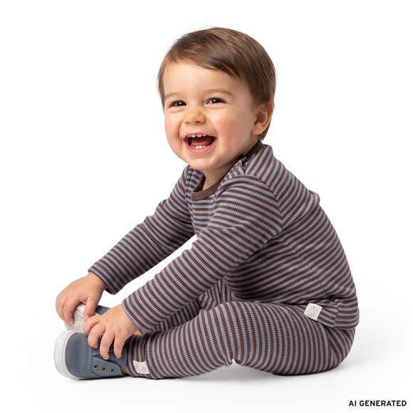 Baby Leggings mit Rippstruktur