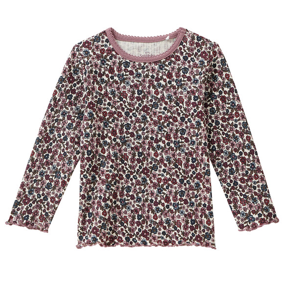 Baby Langarmshirt mit Rippstruktur