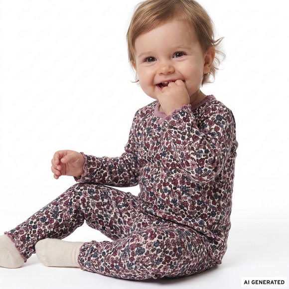 Baby Leggings mit Rippstruktur