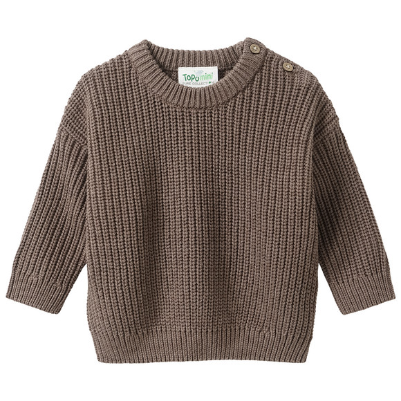 Newborn Strickpullover mit Rippstruktur