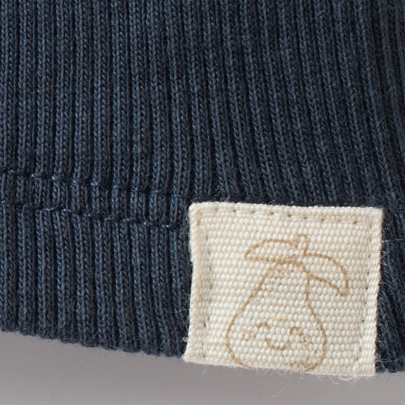 Newborn Langarmshirt mit Rippstruktur