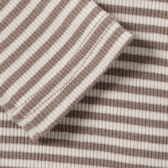 Newborn Langarmshirt mit Rippstruktur
