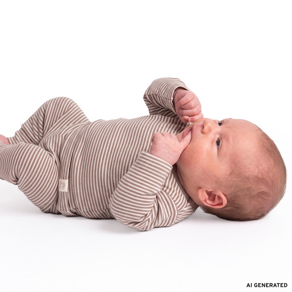 Newborn Leggings mit Rippstruktur