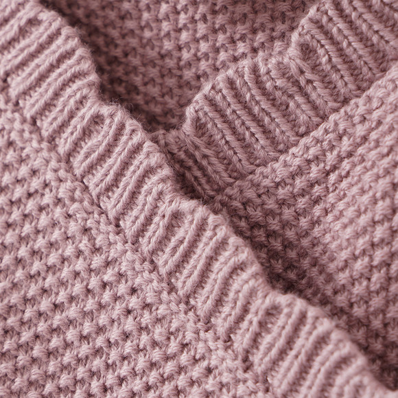 Newborn Strickjacke im Wickel-Design