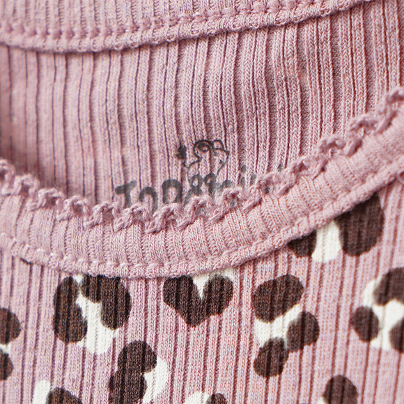 Newborn Langarmshirt mit Rippstruktur