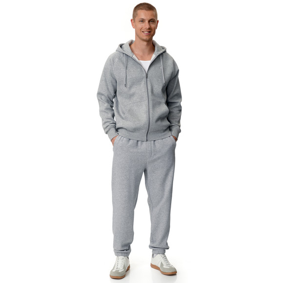 Joggingbroek voor heren met gemêleerd effect
