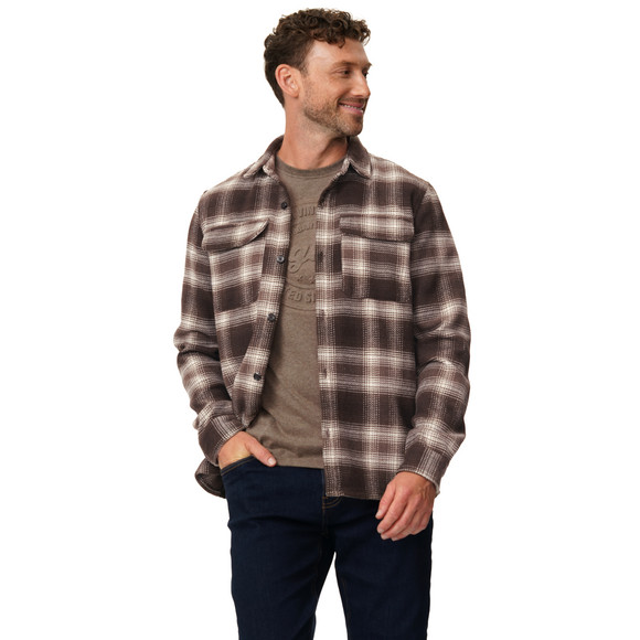 Herren Overshirt mit kariertem Design
