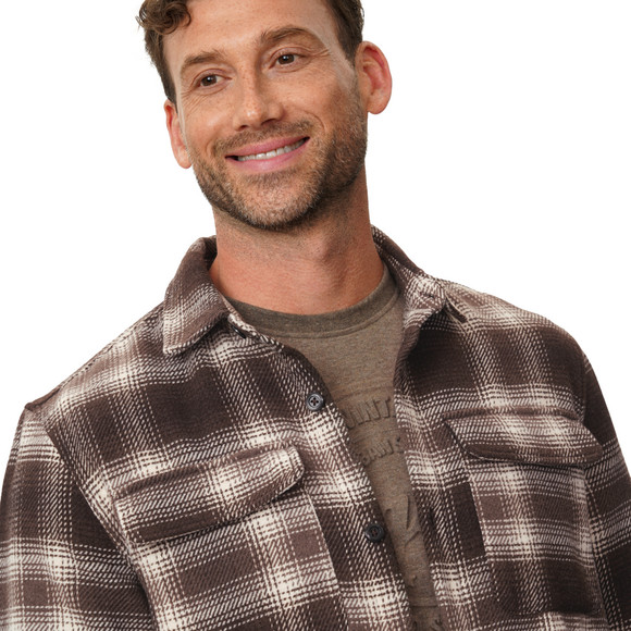 Herren Overshirt mit kariertem Design