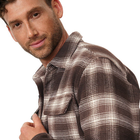 Herren Overshirt mit kariertem Design