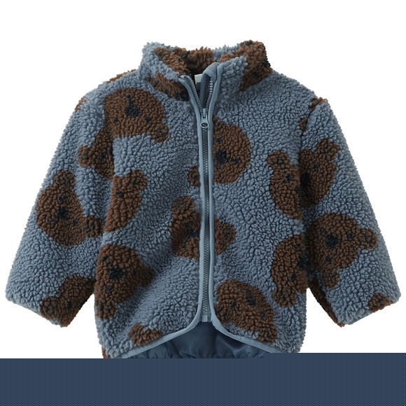 Baby Teddyjacke mit Bären-Motiven