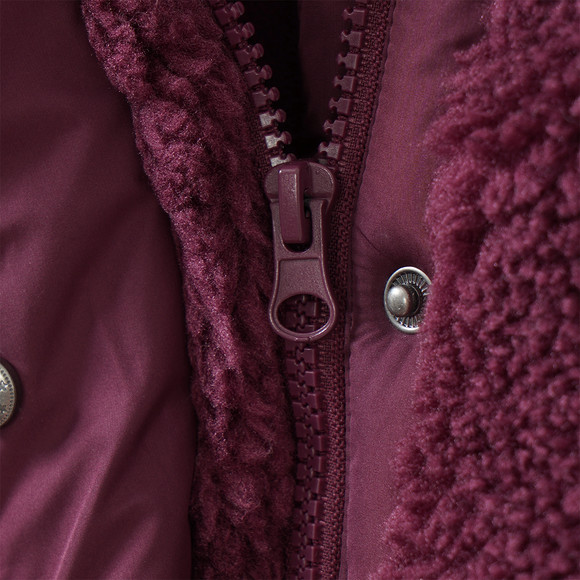 Mädchen Jacke mit Teddyplüsch