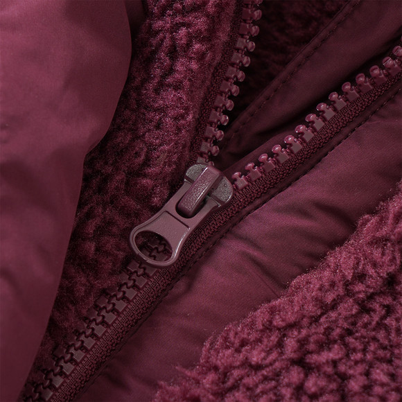 Mädchen Jacke mit Teddyplüsch