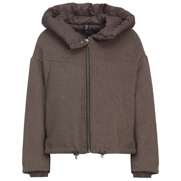 Damen Jacke mit Steppeinsatz