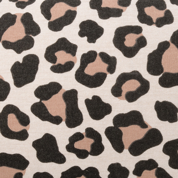 Kissenhülle mit Leo-Print