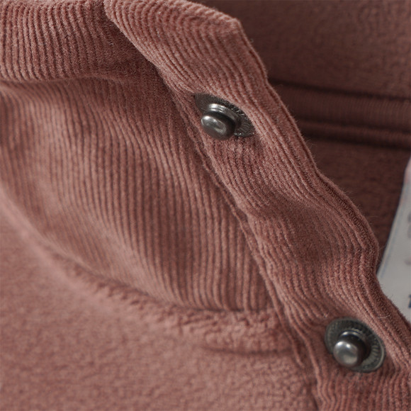 Jungen Fleeceshirt mit Troyerkragen