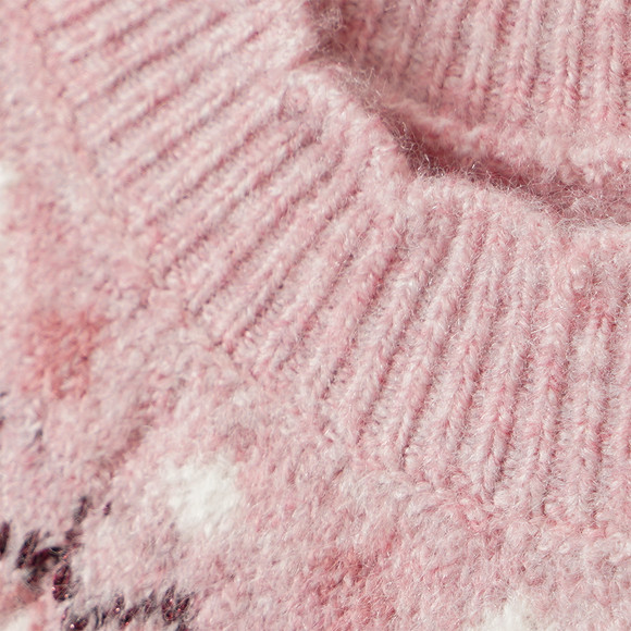 Mädchen Strickpullover mit Effektgarn