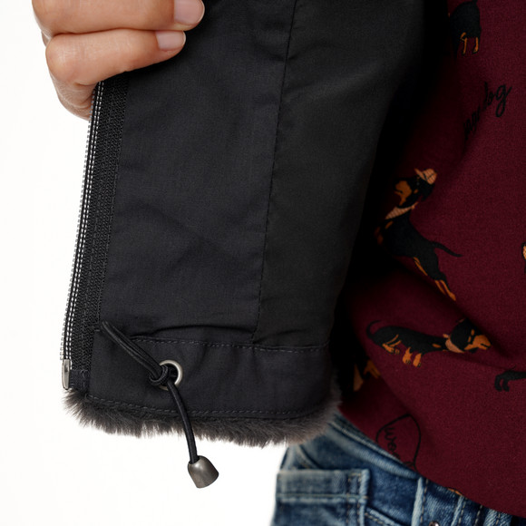 Damesvest van imitatiebont