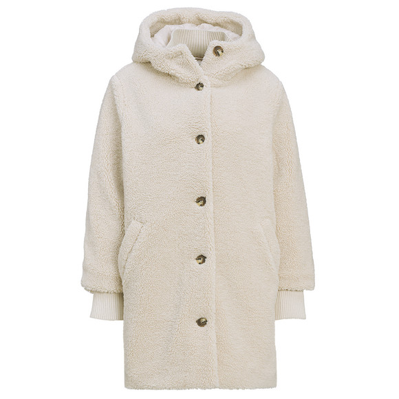 Dames-teddyjas met knoopsluiting