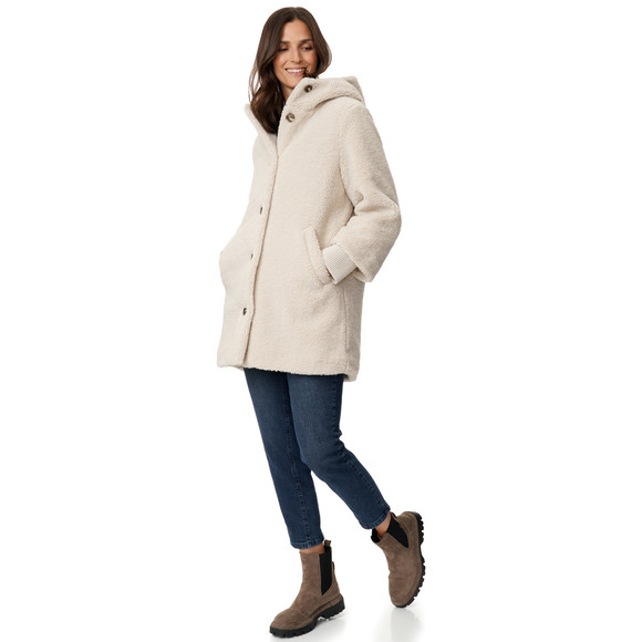 Dames-teddyjas met knoopsluiting