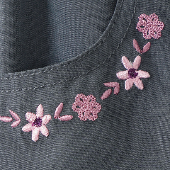 Mädchen Thermohose mit Stickereien