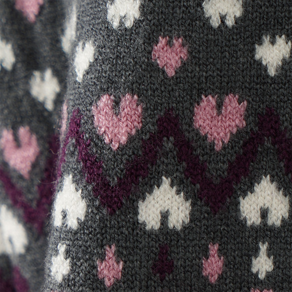 Mädchen Strickleggings mit Norwegermuster