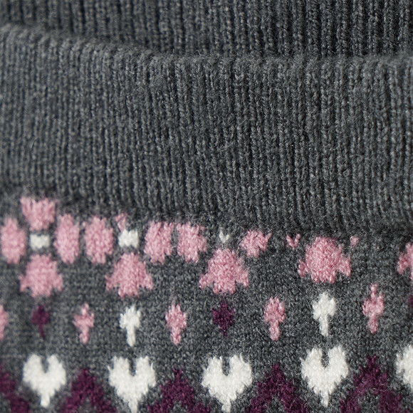 Mädchen Strickleggings mit Norwegermuster