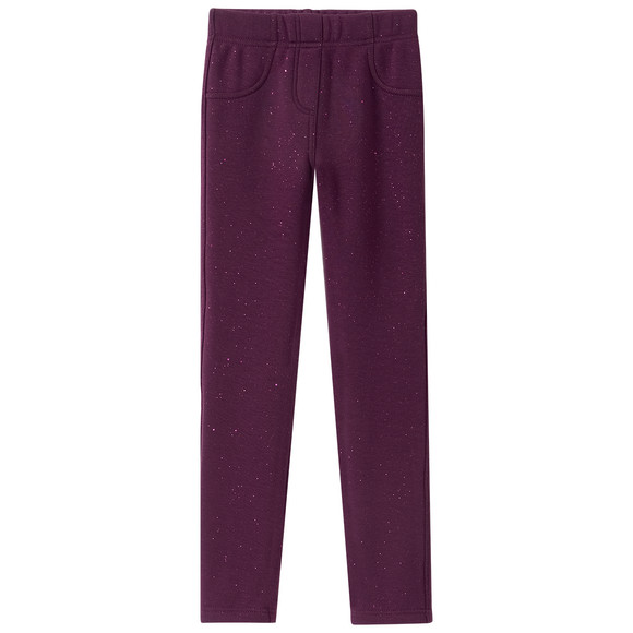 Mädchen Thermo-Leggings mit Folien-Print
