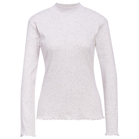 Damen Langarmshirt mit Noppengarn