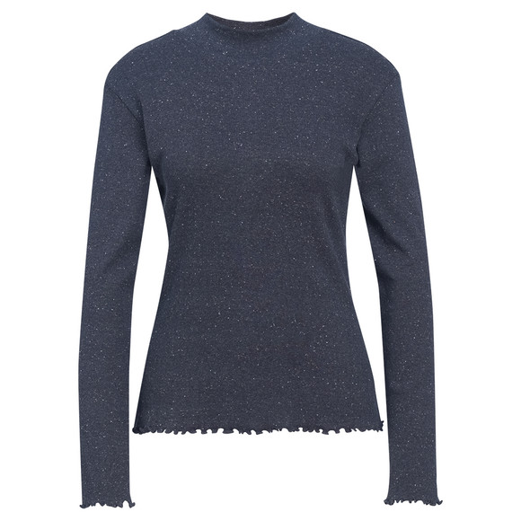 Damen Langarmshirt mit Noppengarn
