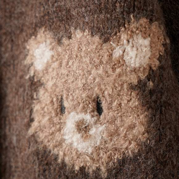 Newborn Strickjacke mit Bären-Motiv