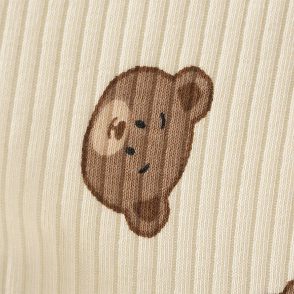 Newborn Leggings mit Rippstruktur