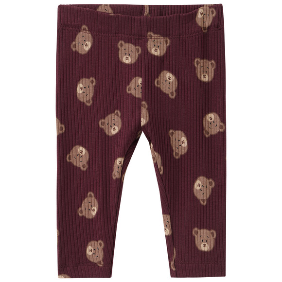 Newborn Leggings mit Rippstruktur