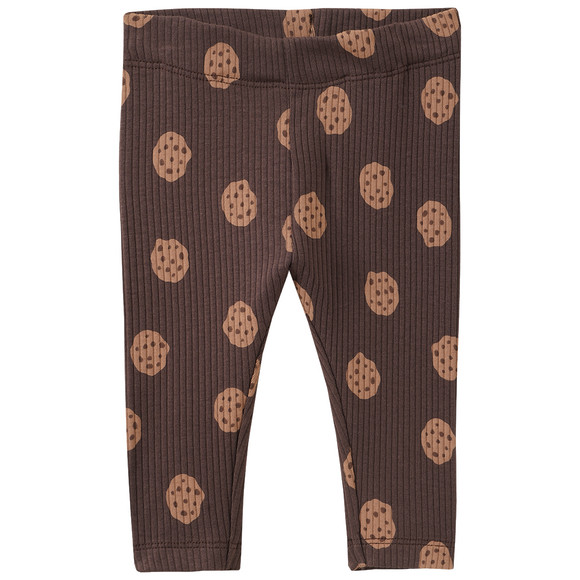 Newborn Leggings mit Rippstruktur
