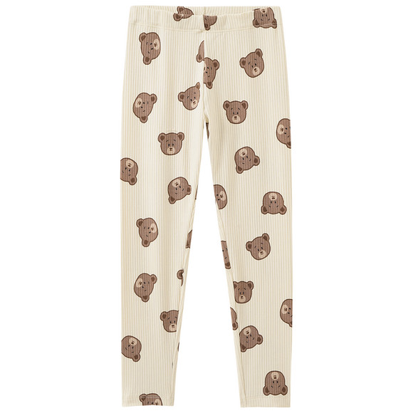 Kinder Leggings mit Rippstruktur