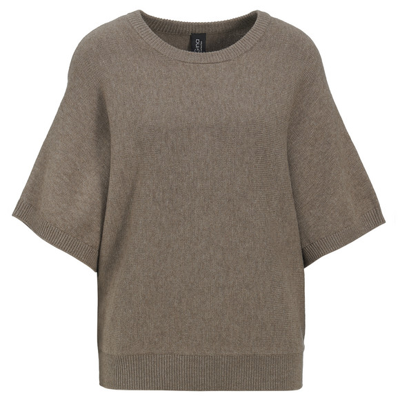 Damen Strickpullover mit Fledermausärmeln