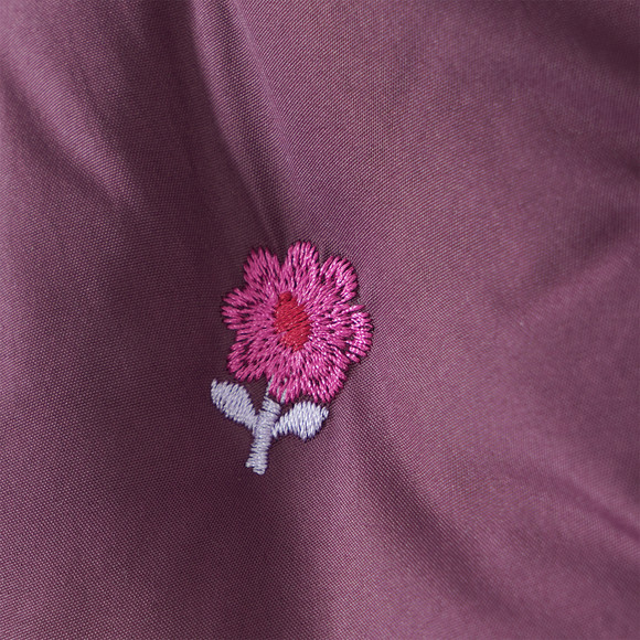 Baby-donsjack met bloemmotieven