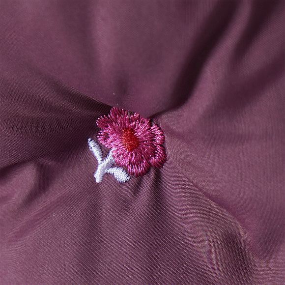 Mädchen Pufferjacke mit Blumen-Motiven