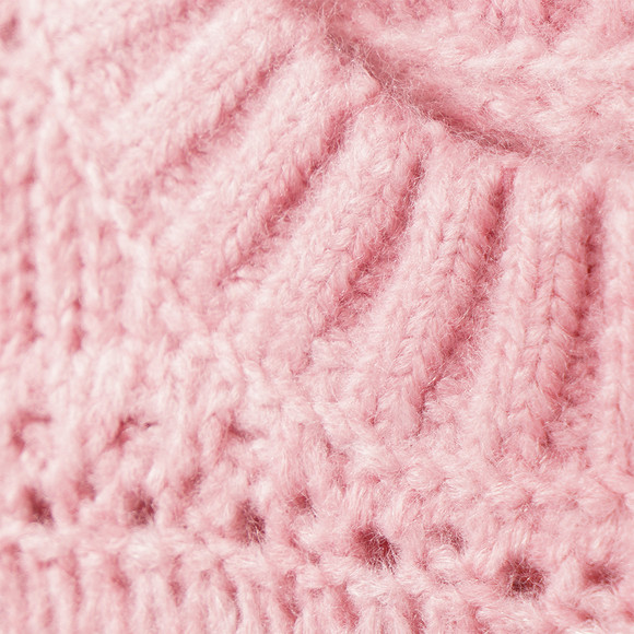 Mädchen Strickpullover unifarben
