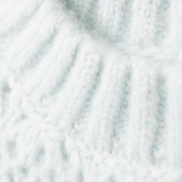 Mädchen Strickpullover unifarben