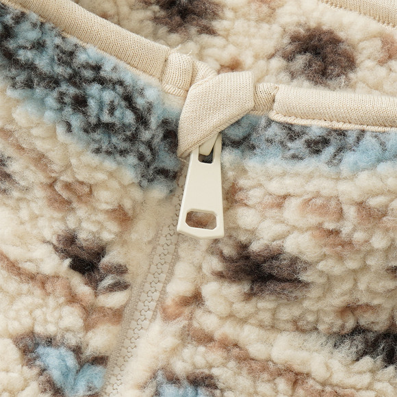 Mädchen Teddypullover mit Troyer