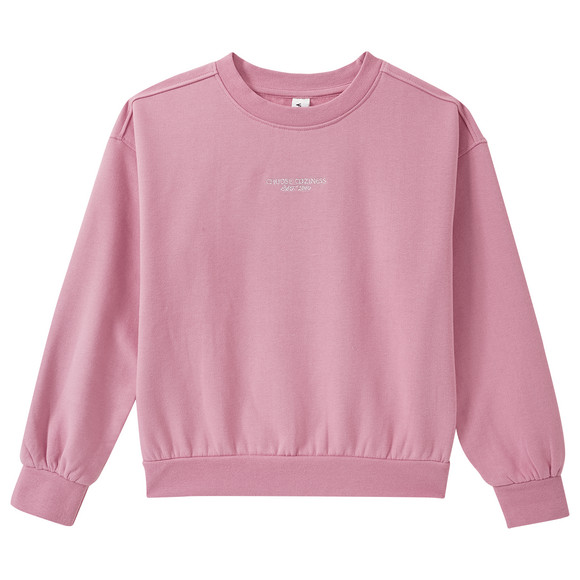 Mädchen Sweatshirt mit Rücken-Print