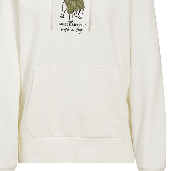Damen Hoodie mit Applikation