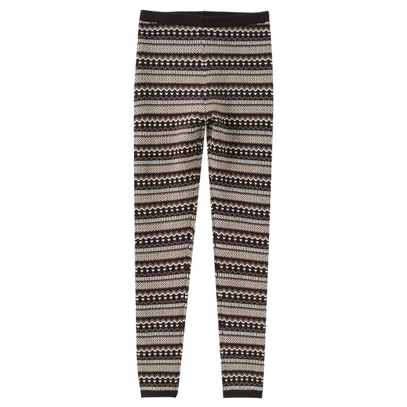 Mädchen Strickleggings mit Norwegermuster